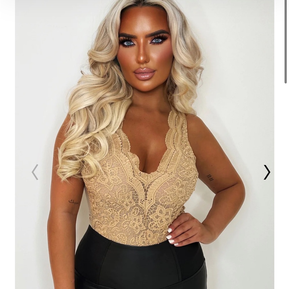 Tan/ Beige Bodysuit
